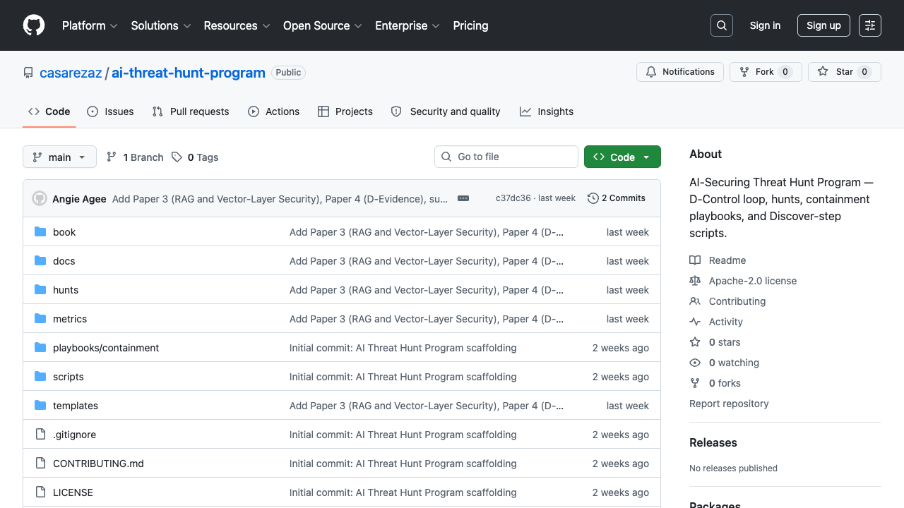 AI Threat Hunt Program preview